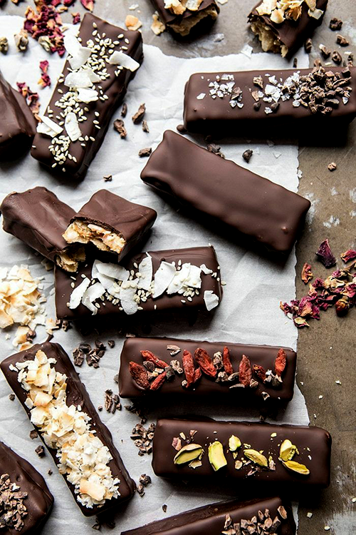 barras de chocolate